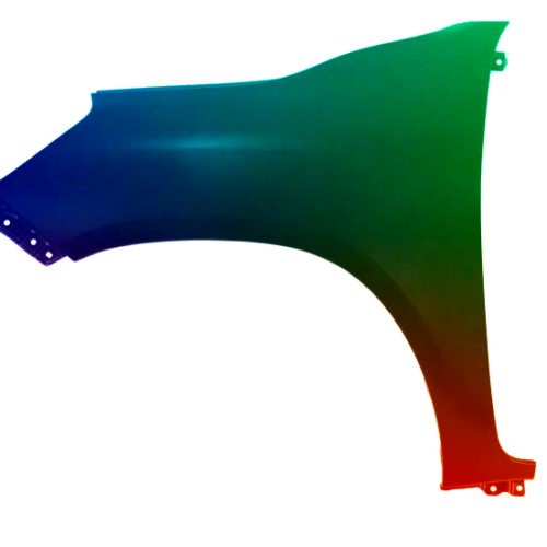 Parafango anteriore sinistro per Toyota Hilux (N120) dal 2015 verniciato nel colore desiderato