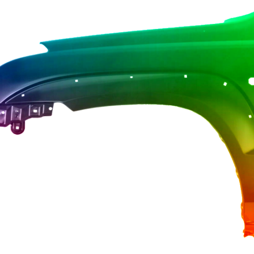 Parafango anteriore sinistro per Toyota Land Cruiser (FJ120) 2003-2009 verniciato nel colore desiderato