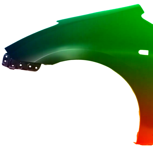 Parafango anteriore sinistro per Toyota Prius (XW20) 2003-2009 verniciato nel colore desiderato