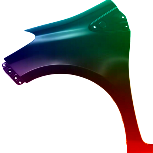 Parafango anteriore sinistro per Toyota Yaris (XP130) 2017-2020 verniciato nel colore desiderato