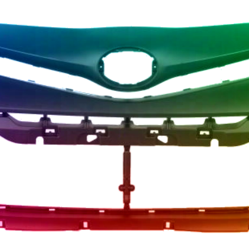 Paraurti anteriore per Toyota Prius (XW30) Dal 2012 PDC verniciato nel colore desiderato