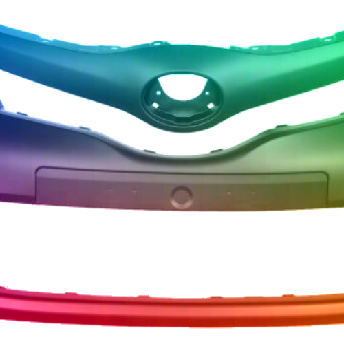 Paraurti anteriore per Toyota Yaris (XP130) 2011-2014 verniciato nel colore desiderato