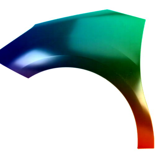 Parafango anteriore sinistro per Citroen C3 2010-2016 verniciato nel colore desiderato