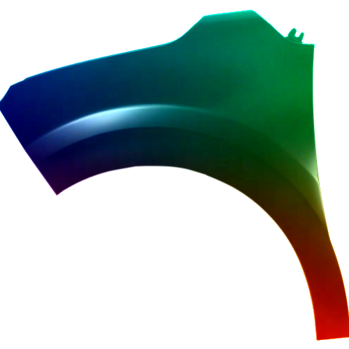 Parafango anteriore sinistro per Citroen C3 2016-2020 verniciato nel colore desiderato