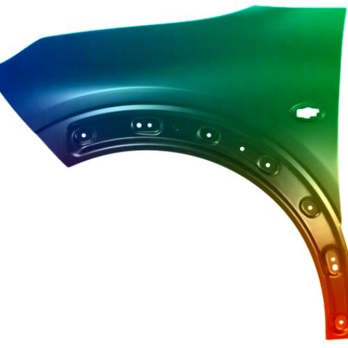 Parafango anteriore sinistro per Citroen C4 Cactus 2014-2018 verniciato nel colore desiderato