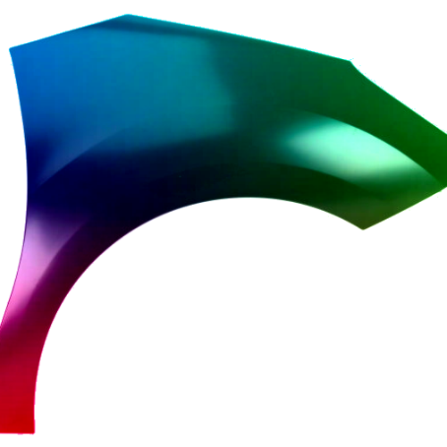 Parafango destro per Citroen DS3 Dal 2010 verniciato nel colore desiderato