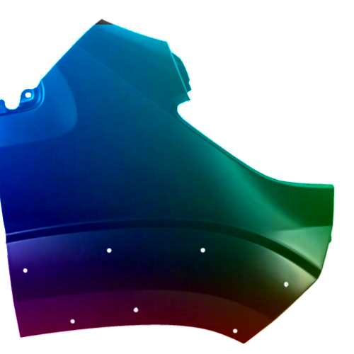 Parafango destro per Fiat Ducato Dal 2014 verniciato nel colore desiderato