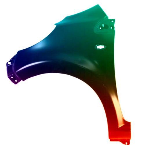 Parafango anteriore sinistro per Peugeot 107 (P) 2012-2014 verniciato nel colore desiderato