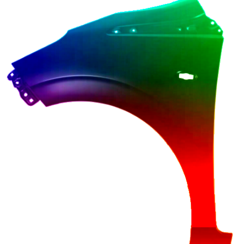 Parafango anteriore sinistro per Peugeot 108 Dal 2014 verniciato nel colore desiderato