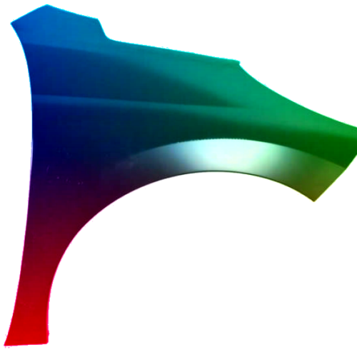 Parafango destro per Peugeot 207 (W_) 2006-2013 verniciato nel colore desiderato