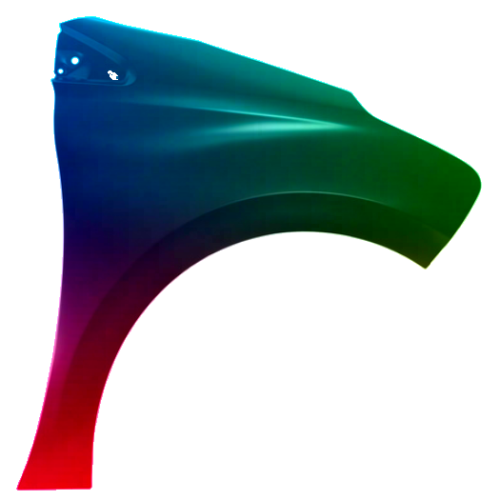 Parafango destro per Peugeot 208 2012-2019 verniciato nel colore desiderato