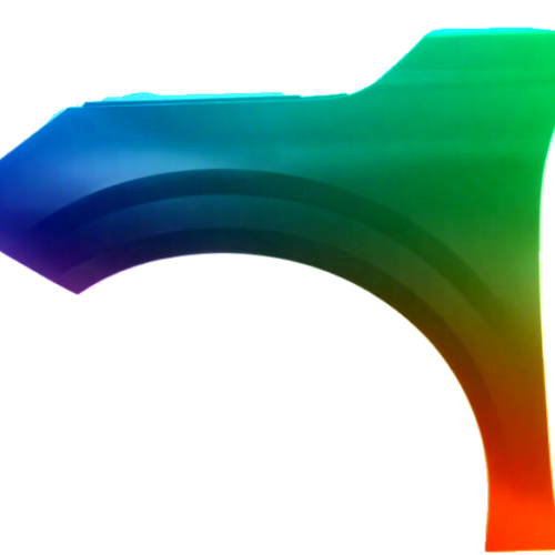 Parafango anteriore sinistro per Peugeot 208 Dal 2019 verniciato nel colore desiderato