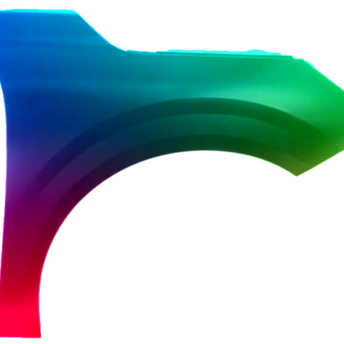 Parafango destro per Peugeot 208 dal 2019 verniciato nel colore desiderato