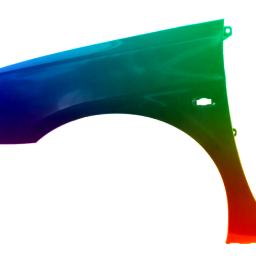 Parafango anteriore sinistro per Peugeot 307 (3_) 2001-2005 verniciato nel colore desiderato