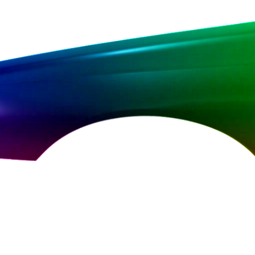 Parafango anteriore sinistro per Peugeot 406 (8_) 1995-1999 verniciato nel colore desiderato