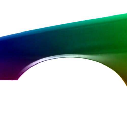 Parafango anteriore sinistro per Peugeot 406 (8_) 1999-2004 verniciato nel colore desiderato