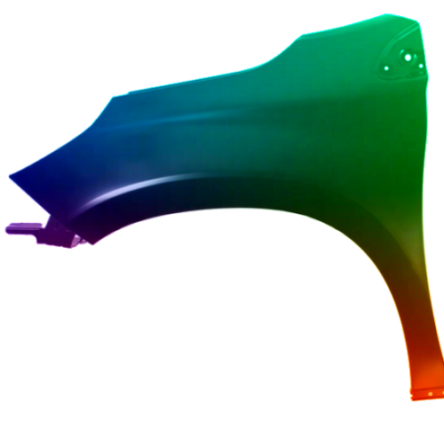 Parafango anteriore sinistro per Peugeot 2008 2013-2019 verniciato nel colore desiderato