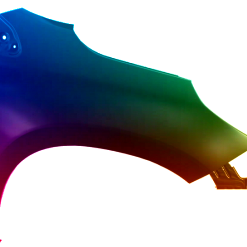 Parafango destro per Peugeot 2008 2013-2019 verniciato nel colore desiderato