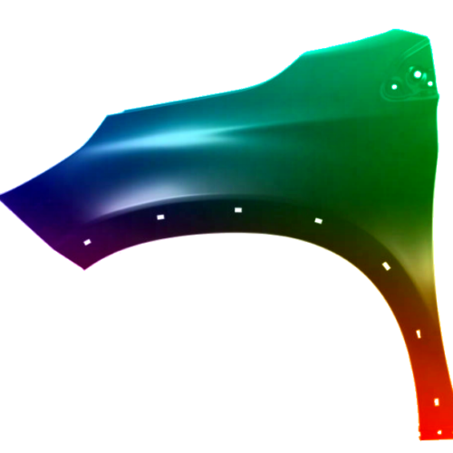 Parafango anteriore sinistro per Peugeot 2008 2013-2019 verniciato nel colore desiderato