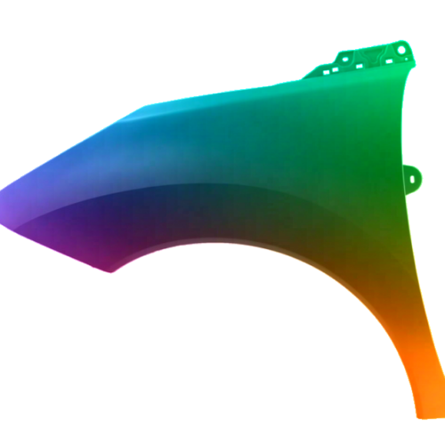 Parafango anteriore sinistro per Peugeot 3008 2013-2016 verniciato nel colore desiderato