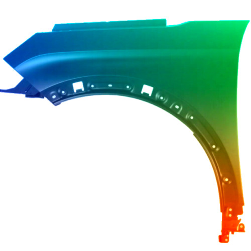 Parafango anteriore sinistro per Peugeot 5008 2017-2020 verniciato nel colore desiderato