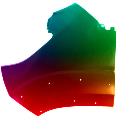 Parafango anteriore sinistro per Peugeot Boxer Dal 2014 verniciato nel colore desiderato