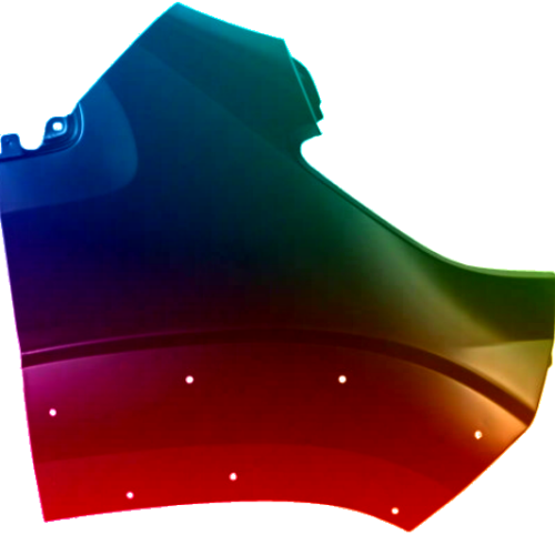 Parafango destro per Peugeot Boxer Dal 2014 verniciato nel colore desiderato