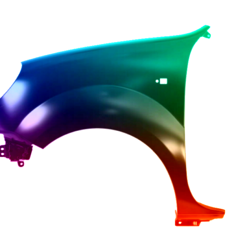 Parafango anteriore sinistro per Nissan Kubistar (X76) Dal 2003 verniciato nel colore desiderato