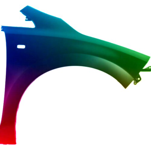 Parafango destro per Nissan Leaf 2010-2018 verniciato nel colore desiderato