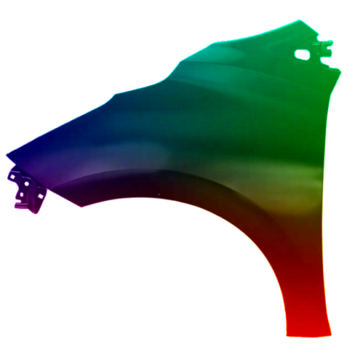 Parafango anteriore sinistro per Nissan Micra (K14) Dal 2017 verniciato nel colore desiderato
