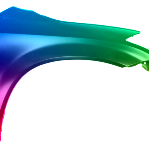 Parafango destro per Nissan Murano (Z50) 2003-2007 verniciato nel colore desiderato