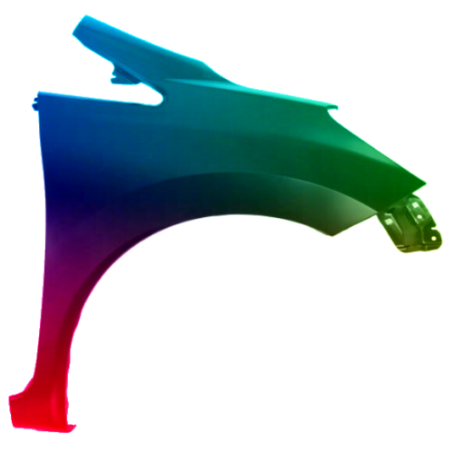 Parafango destro per Nissan Note (E12) Dal 2013 verniciato nel colore desiderato