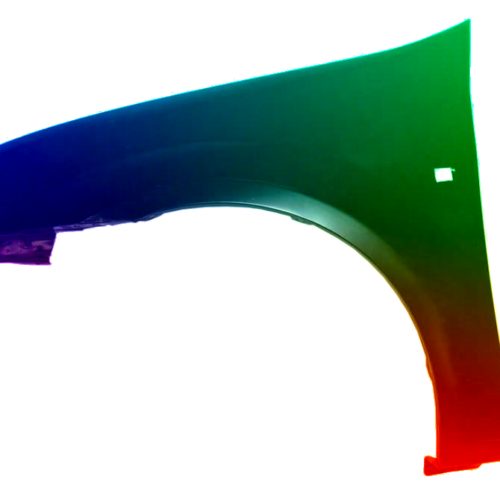 Parafango anteriore sinistro per Nissan Logan (SD) 1999-2013 verniciato nel colore desiderato