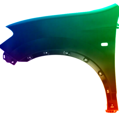 Parafango anteriore sinistro per Nissan Qashqai (J10) 2010-2014 verniciato nel colore desiderato