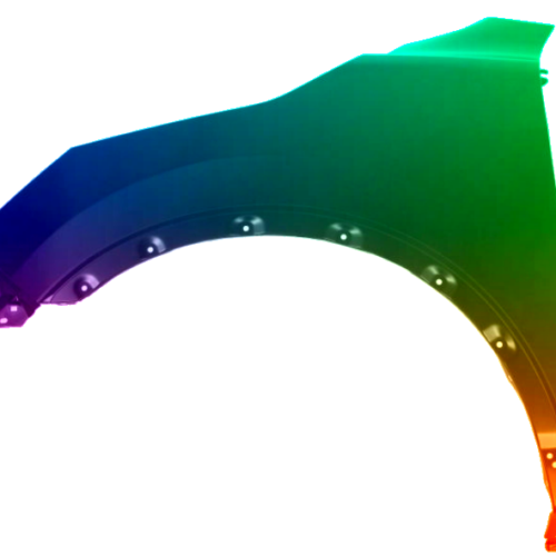 Parafango anteriore sinistro per Nissan Qashqai (J11) 2014-2017 verniciato nel colore desiderato