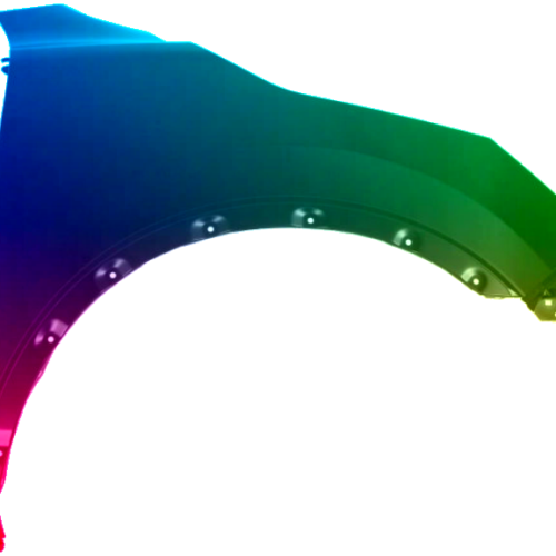 Parafango destro per Nissan Qashqai (J11) 2014-2017 verniciato nel colore desiderato