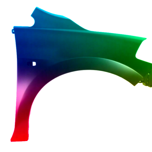 Parafango destro per Nissan Tiida (C11X/SC11X) Dal 2007 verniciato nel colore desiderato