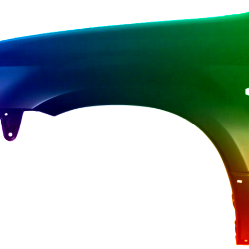 Parafango anteriore sinistro per Mitsubishi Outlander (CU0W) 2003-2007 verniciato nel colore desiderato