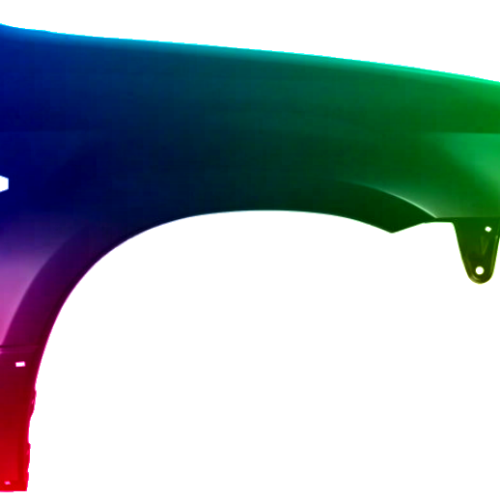 Parafango destro per Mitsubishi Outlander (CU0W) 2003-2007 verniciato nel colore desiderato