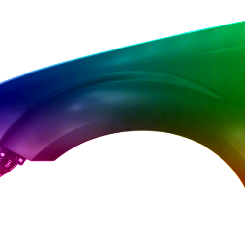 Parafango anteriore sinistro per Mitsubishi Outlander (CW0) 2009-2012 verniciato nel colore desiderato