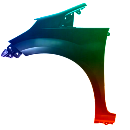 Parafango anteriore sinistro per Honda Jazz/Fit (GE) 2011-2015 verniciato nel colore desiderato