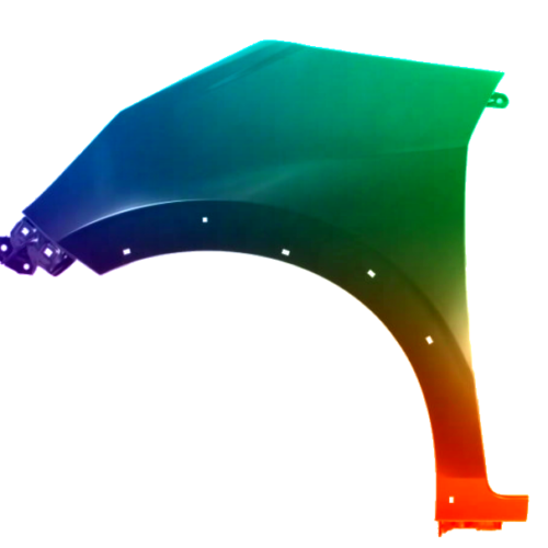 Parafango anteriore sinistro per Honda Jazz/Fit dal 2019 verniciato nel colore desiderato