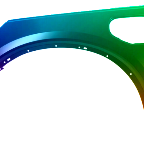 Parafango anteriore sinistro per Volvo C40 Dal 2021 verniciato nel colore desiderato