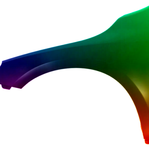 Parafango anteriore sinistro per Volvo S60/V60 (Y20) 2013-2017 verniciato nel colore desiderato