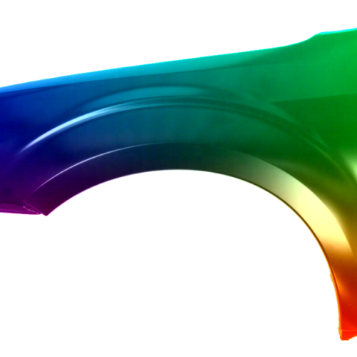 Parafango anteriore sinistro per Subaru Forester (SH) 2008-2013 verniciato nel colore desiderato