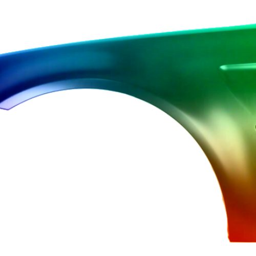Parafango anteriore sinistro per BMW 3 (E46/5) Compact 2000-2004 verniciato nel colore desiderato