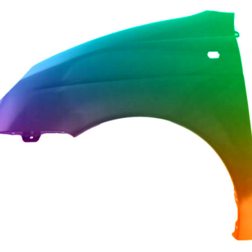 Parafango anteriore sinistro per Chevrolet Matiz II (KLYA/M150) Dal 2000 verniciato nel colore desiderato