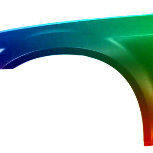 Parafango anteriore sinistro per Chrysler 300C (LX) 2004-2011 verniciato nel colore desiderato