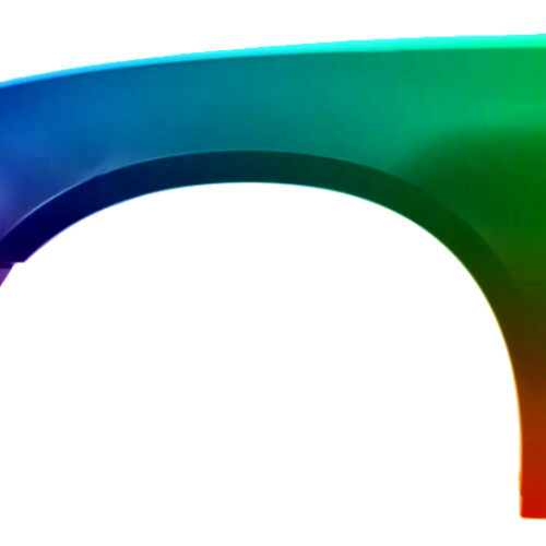 Parafango anteriore sinistro per Dodge Charger 2010-2014 verniciato nel colore desiderato