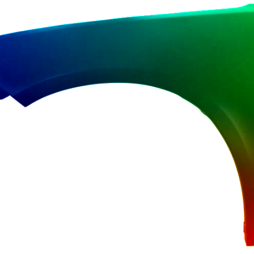 Parafango anteriore sinistro per Dodge Charger dal 2014 verniciato nel colore desiderato